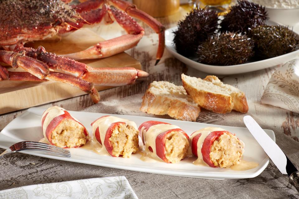 Pimientos de Piquillo Rellenos de Centollo – Caja de 12 Unidades - Imagen 3