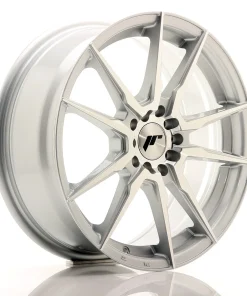 Alternative view of LLANTA JAPAN RACING JR21 17X7 ET 40 5X112 5X108 CB 74,1 SILVER