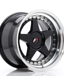 Alternative view of LLANTA JAPAN RACING JR6 17X10 ET 20 BLANK CB 74,1 BLACK