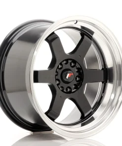 Alternative view of LLANTA JAPAN RACING JR12 18X10 ET 0 5X114,3 5X120 CB 74,1 BLACK