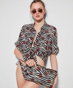 Alternative view of 2/50050A – Neceser estampado animal print