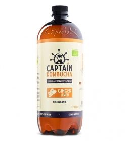 Alternative view of KOMBUCHA JENGIBRE Y LIMON BIO 1L CAPTAIN – Pack 12 Unidades