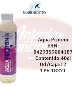 Alternative view of Aqua Protein 400ml San Benedetto – Caja de 12 Unidades
