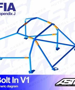 Alternative view of ARCO DE SEGURIDAD BMW (E36) 3-SERIES 2-DOORS COUPE RWD BOLT IN V1