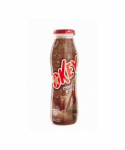 Batido Okey Cacao, Vainilla y Fresa 188 ml – Caja de 18 Botellas  (*)