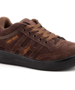 Deportivo Hombre Piel Serraje Marrón Cordones T-MAN New Zeus