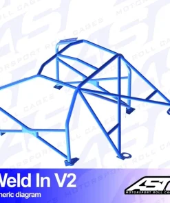 ARCO DE SEGURIDAD NISSAN SILVIA (S14) 2-DOORS COUPE WELD IN V2