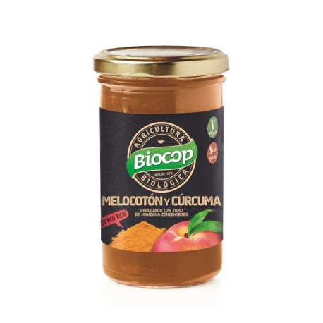 COMPOTA MELOCOTON CURCUMA BIO 265 G – Pack 6 Unidades