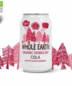 REFRESCO DE COLA SIN AZÚCAR BIO 330 ML – WHOLE EARTH – Pack 24 Unidades